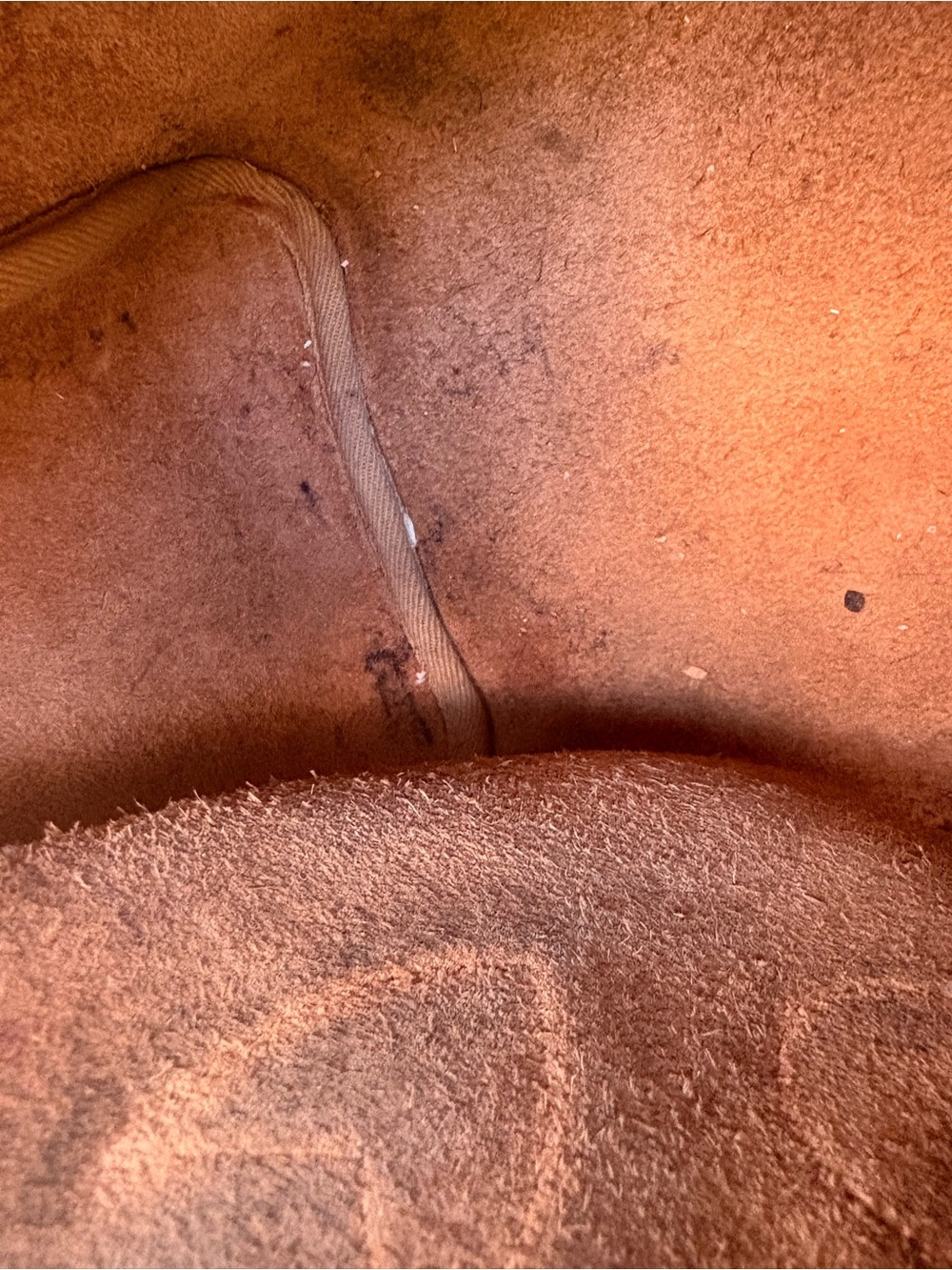 RARE VINTAGE Dooney and Bourke Brown Leather Bowler Bag\ Satchel English Tan - Picture 14 of 16
